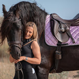 Lavender Saddle Pad Set - Equestroom - Equiluxe Tack