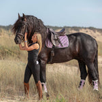 Lavender Saddle Pad Set - Equestroom - Equiluxe Tack