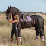 Lavender Saddle Pad Set - Equestroom - Equiluxe Tack