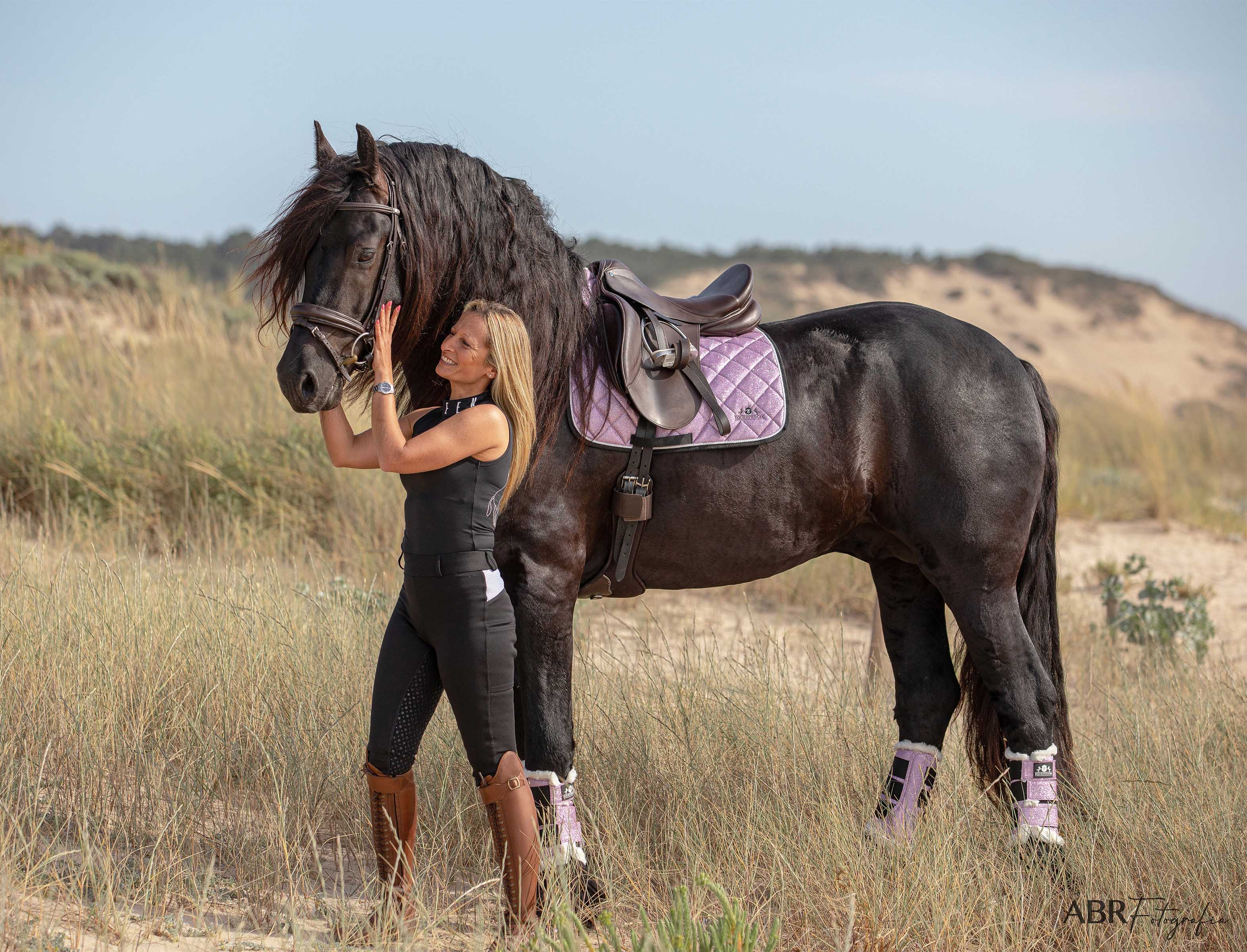 Lavender Saddle Pad Set - Equestroom - Equiluxe Tack