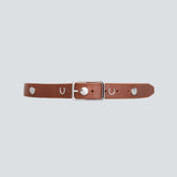 Yagya Leather Buckle Belt Brown