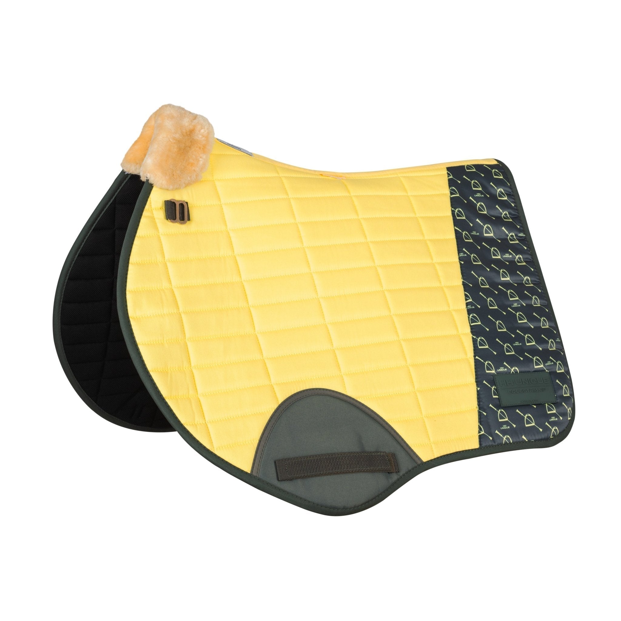 Lemon Iconic Jump Saddle Pad - FlexiTabz™© - Equiluxe Tack