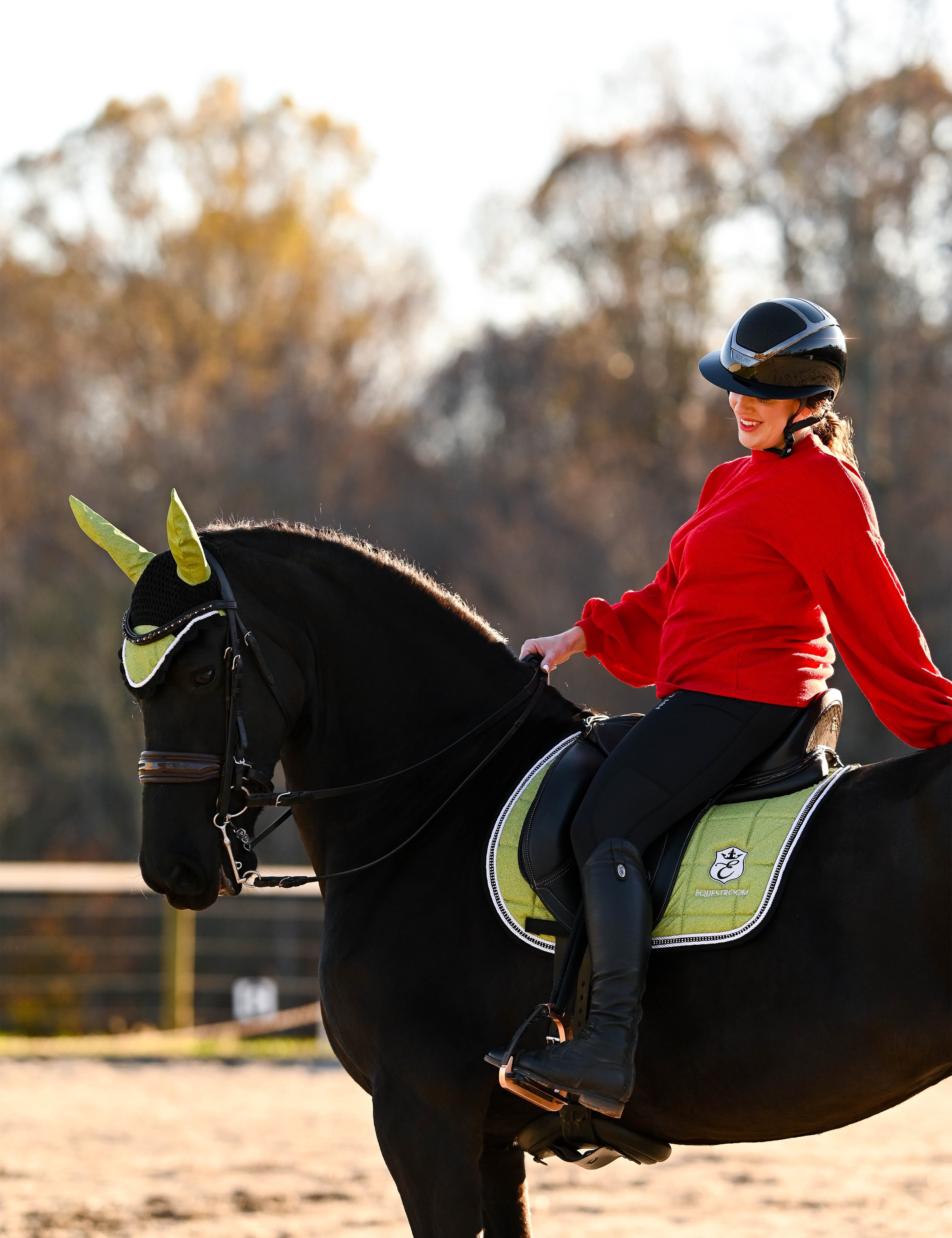 Lemongrass Fly Hat - Equestroom - Equiluxe Tack