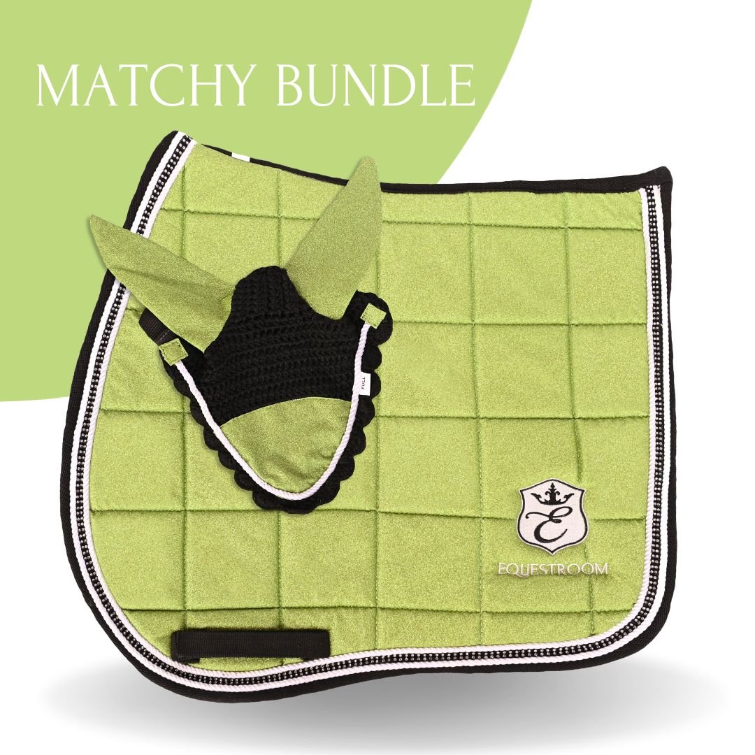 Lemongrass Saddle Pad Set - Equestroom - Equiluxe Tack