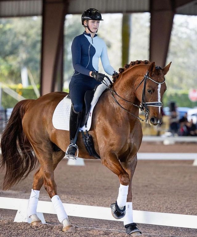 LENNA Training Top Long Sleeve Sunshirt - Blue - Equestrian Club - Equiluxe Tack