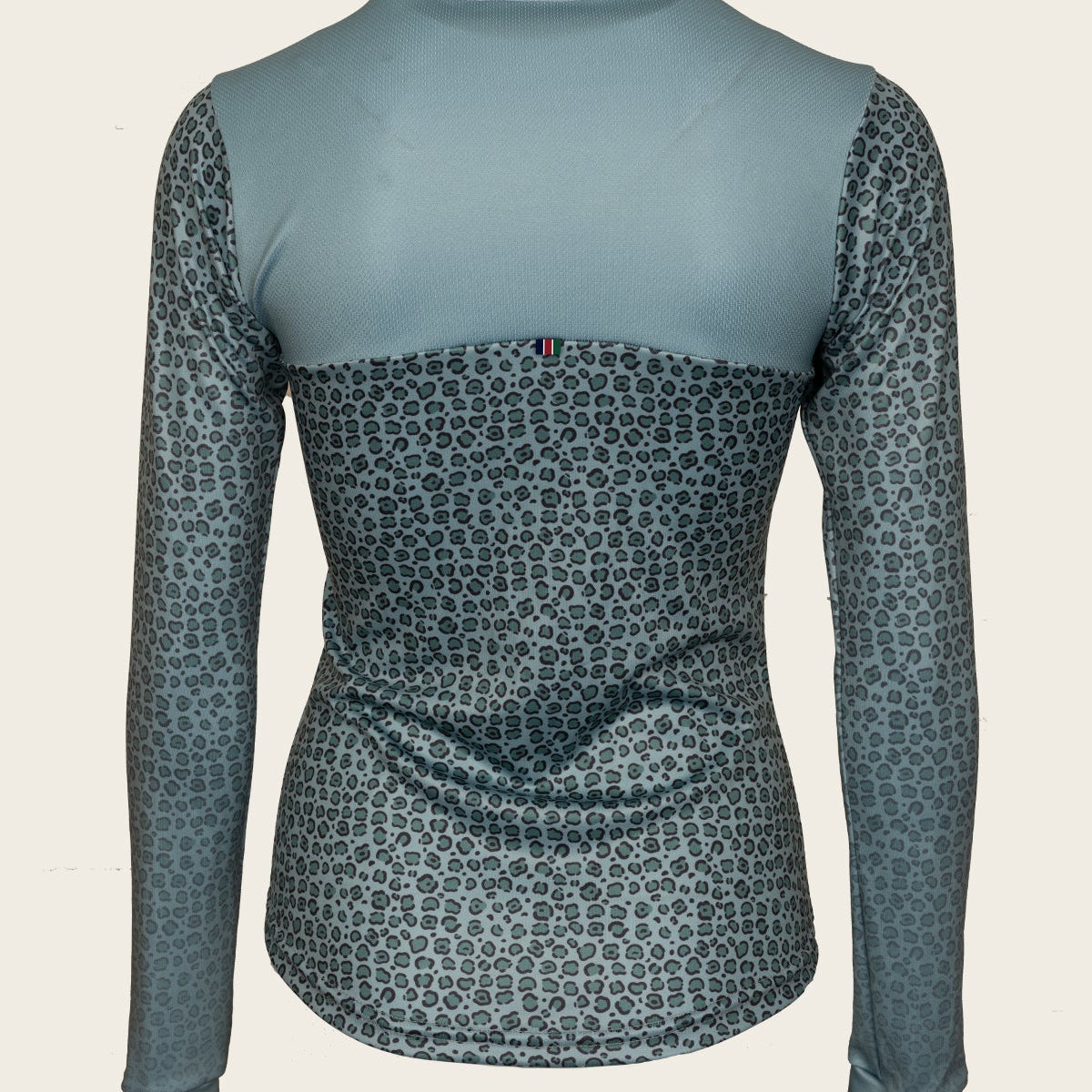 Leopard in Sky Blue Sport Sun Shirt - Espoir Equestrian - Equiluxe Tack