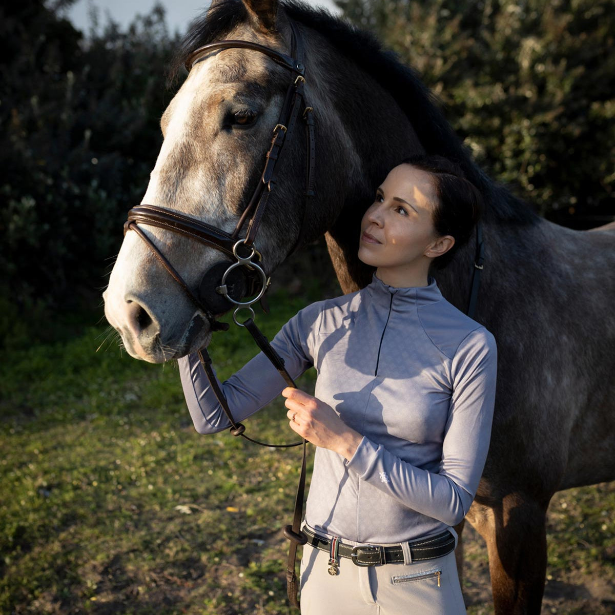 Lilac Sport Sun Shirt - Espoir Equestrian - Equiluxe Tack