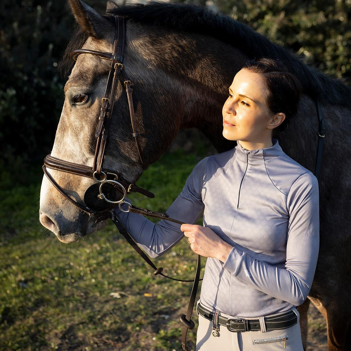 Lilac Sport Sun Shirt - Espoir Equestrian - Equiluxe Tack