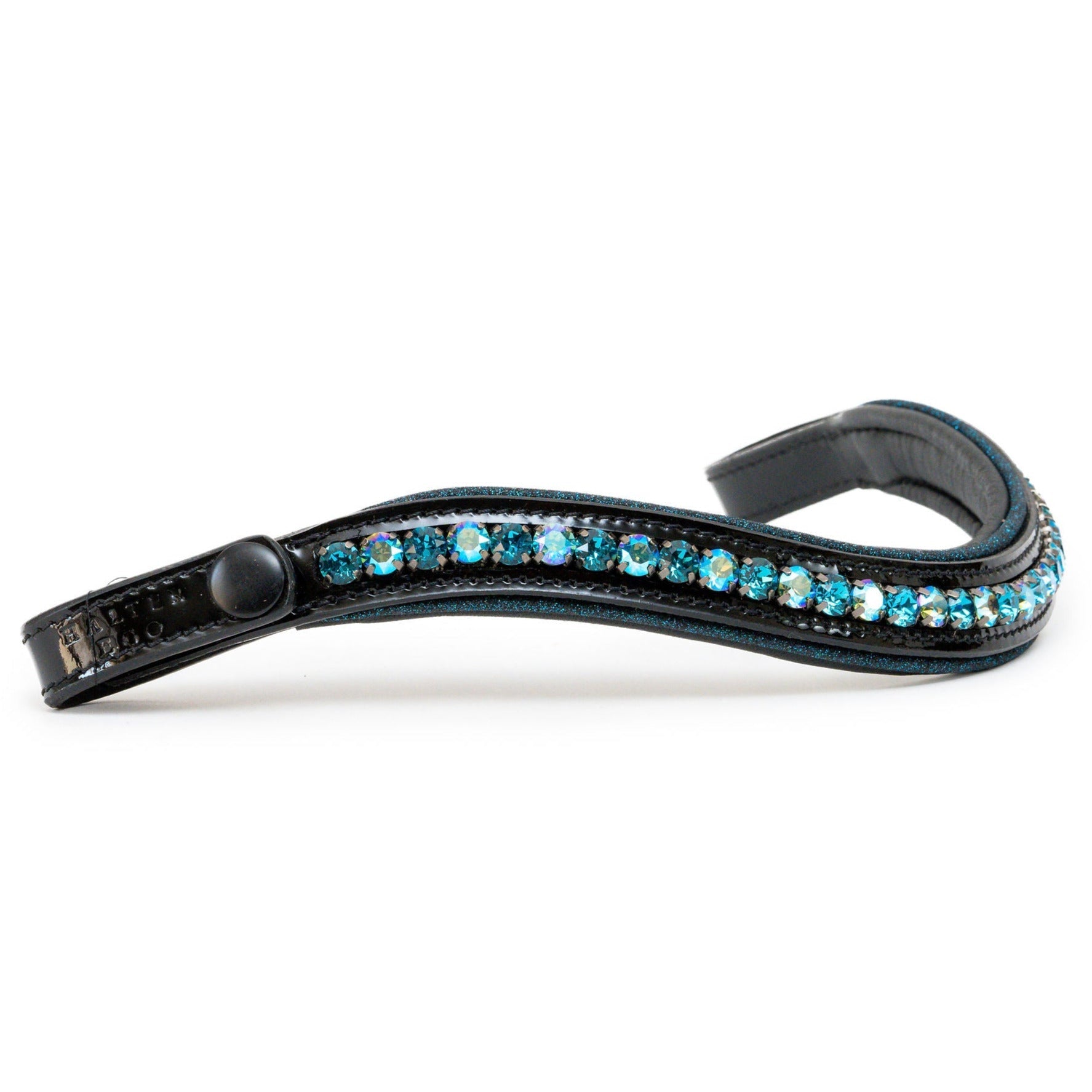 Limited Edition Atlantis Wave Browband with Snaps - Halter Ego® - Equiluxe Tack