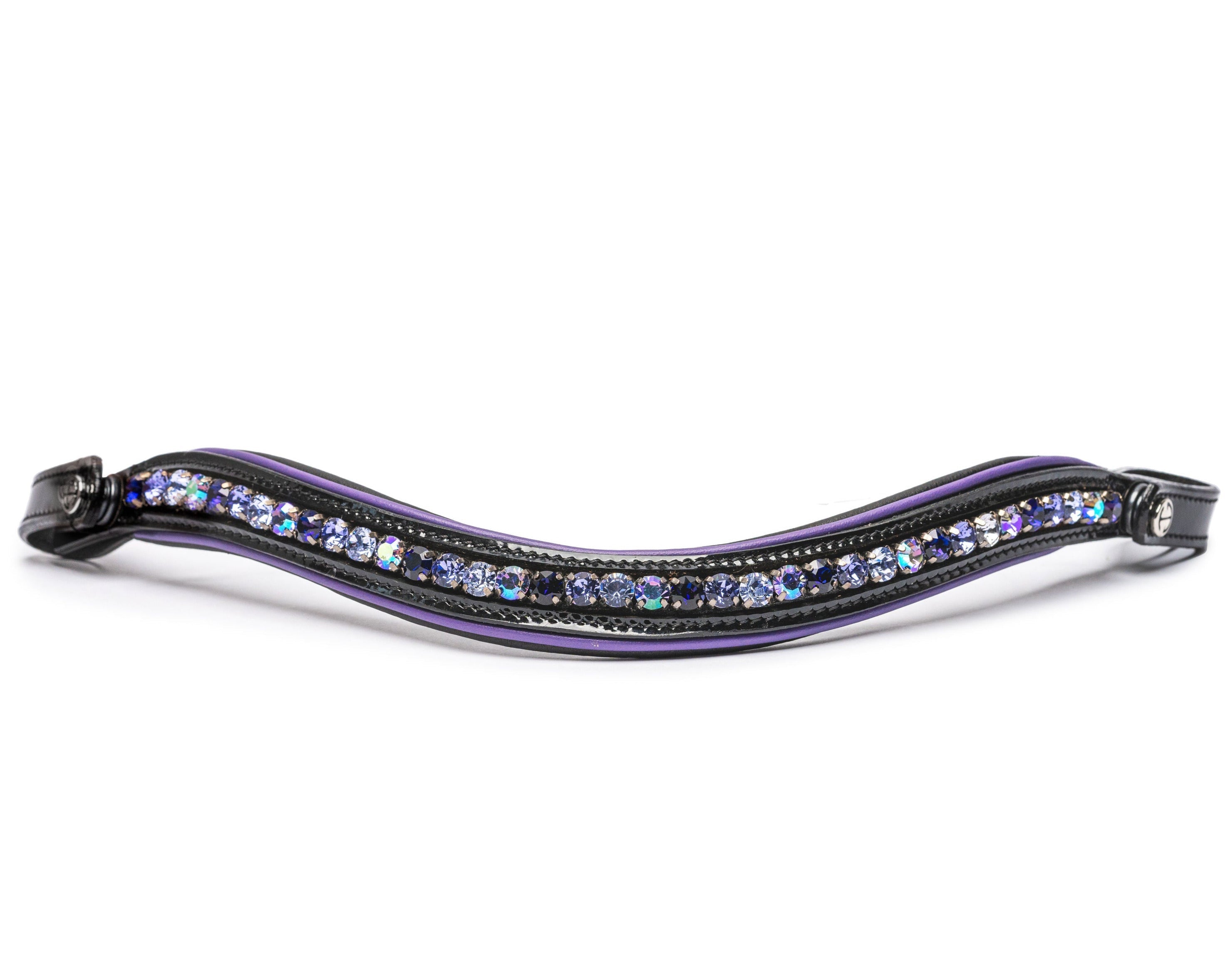 Limited Edition Purple Rain Wave Browband - Halter Ego® - Equiluxe Tack