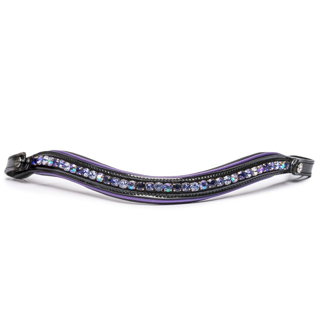 Limited Edition Purple Rain Wave Browband - Halter Ego® - Equiluxe Tack