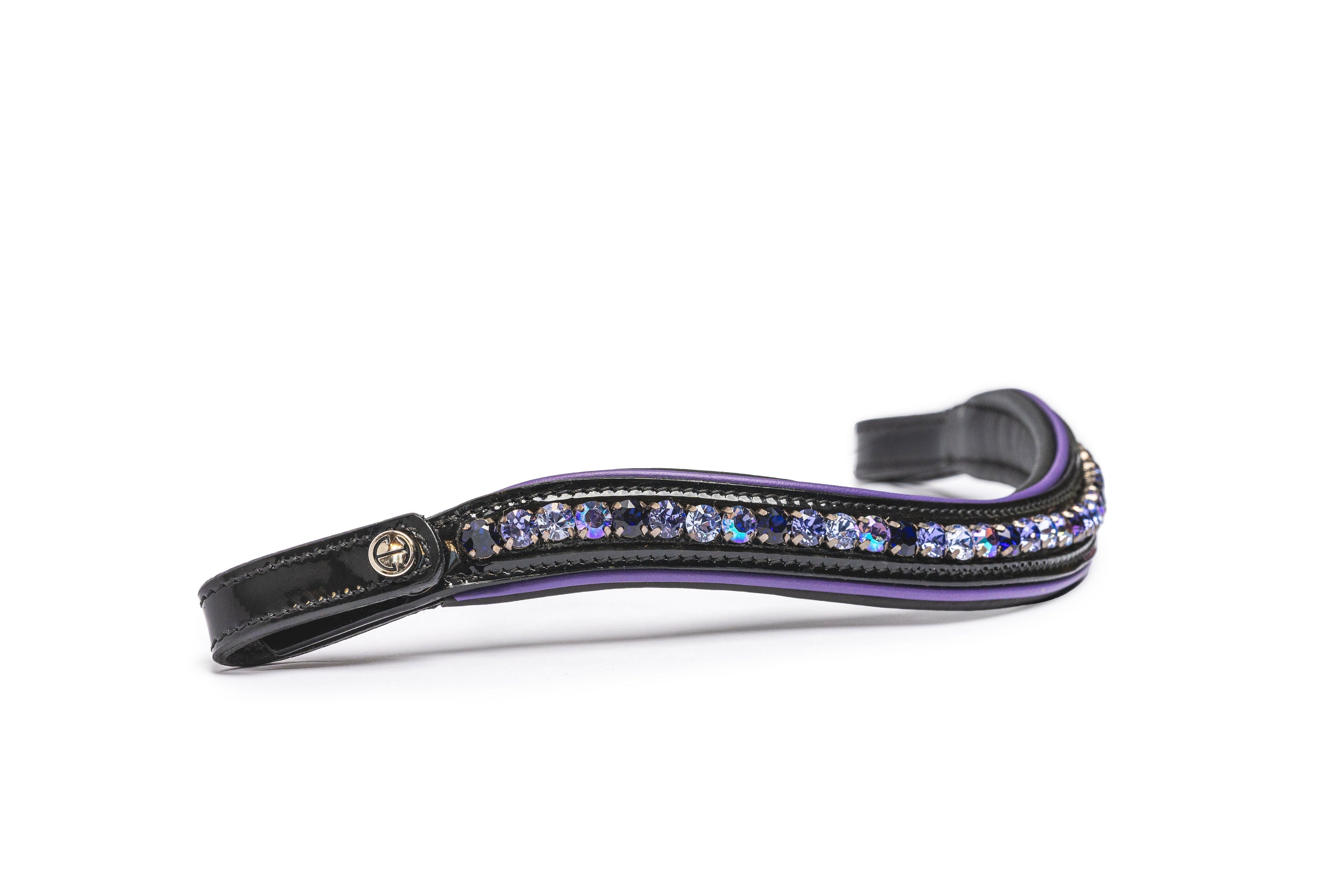 Limited Edition Purple Rain Wave Browband - Halter Ego® - Equiluxe Tack