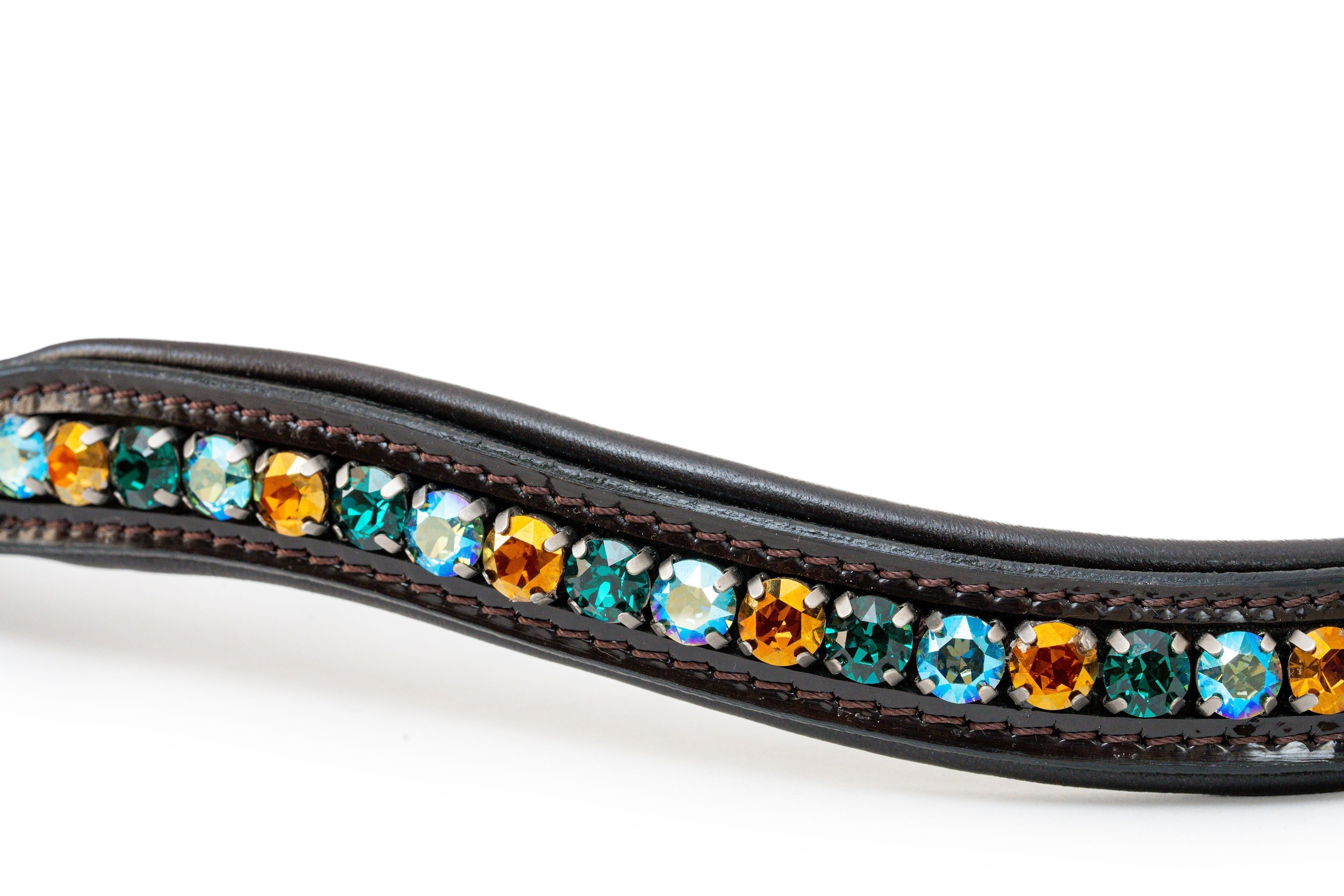 Limited Edition Yellowstone Wave Browband with Snaps - Halter Ego® - Equiluxe Tack