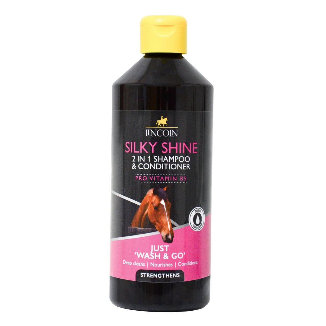 Lincoln Silky Shine 2 in 1 Shampoo and Conditioner - 500ml - Lincoln - Equiluxe Tack