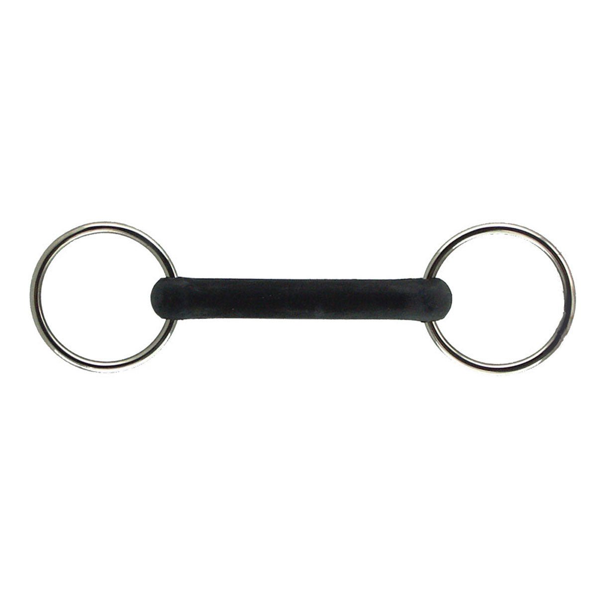 Loose Ring Flexible Rubber Mullen Mouth Bit - Equiluxe Tack - Equiluxe Tack