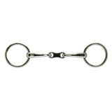 Loose Ring Solid Mouth French Link Bit - Equiluxe Tack - Equiluxe Tack