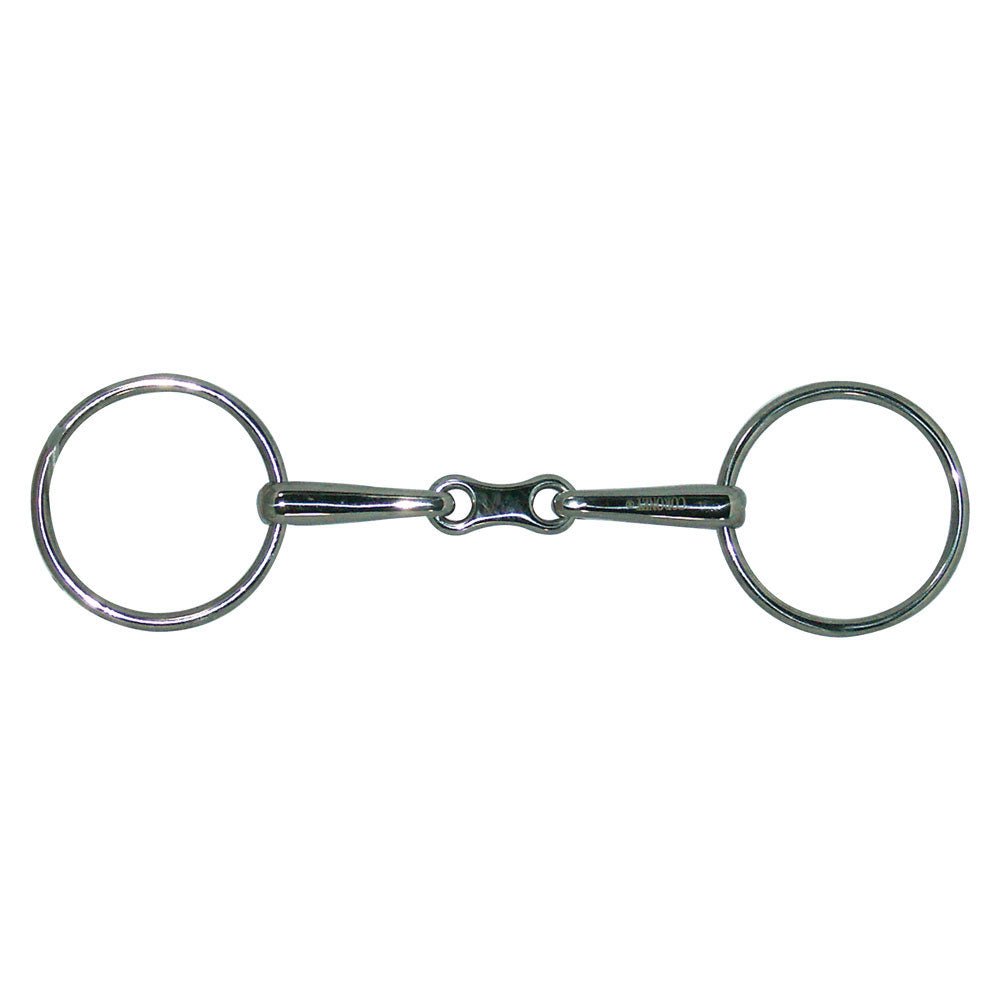 Loose Ring Stainless Steel French Link Snaffle Bit - Equiluxe Tack - Equiluxe Tack