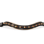 Lyamora Limited Edition Black Patent Snap Browband - Halter Ego® - Equiluxe Tack