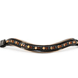 Lyamora Limited Edition Black Patent Snap Browband - Halter Ego® - Equiluxe Tack