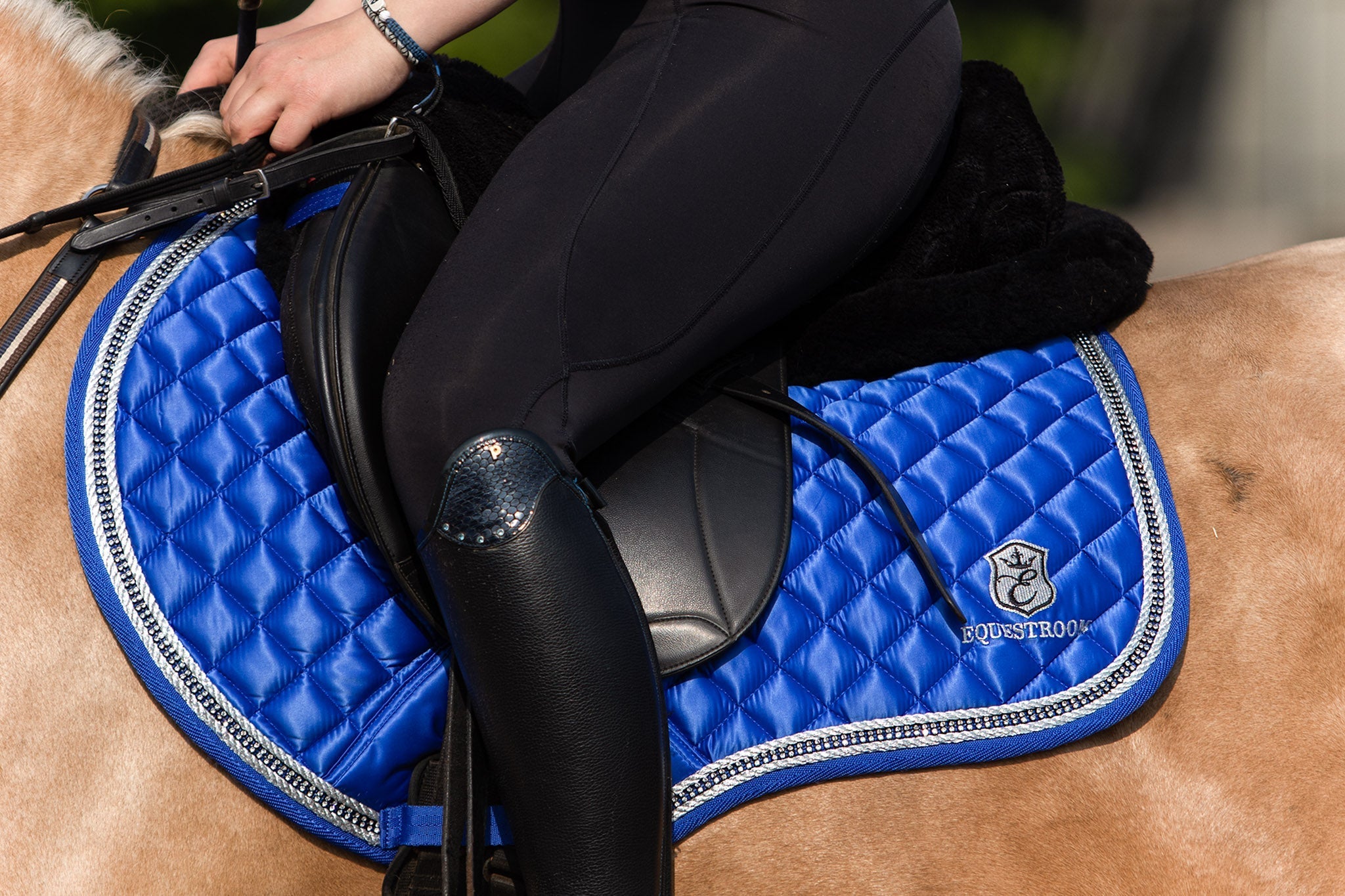 Majorelle Blue Saddle Pad Set - Equestroom - Equiluxe Tack