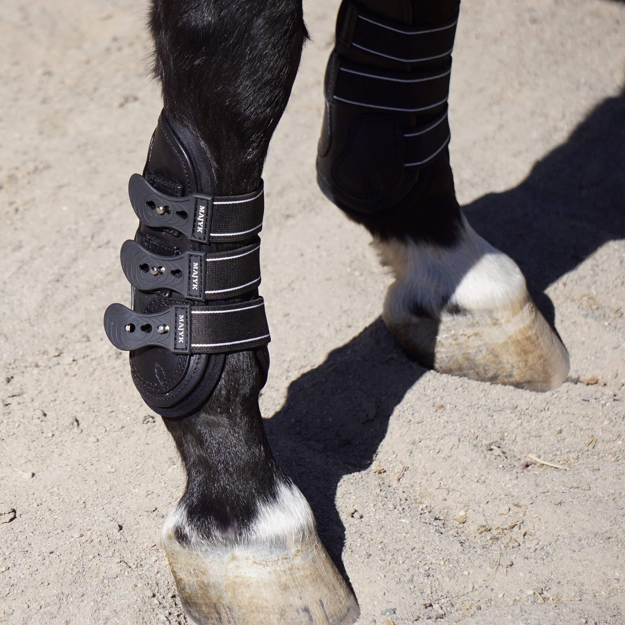 Majyk Equipe Boyd Martin Leather Tendon Boot with Removable Impact Liner - Majyk Equipe - Equiluxe Tack
