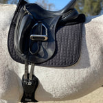 Majyk Equipe Ergonomics Spur Saver Dressage Girth with Buckle Guards - Majyk Equipe - Equiluxe Tack