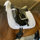 Majyk Equipe Ergonomics Spur Saver Dressage Girth with Buckle Guards - Majyk Equipe - Equiluxe Tack