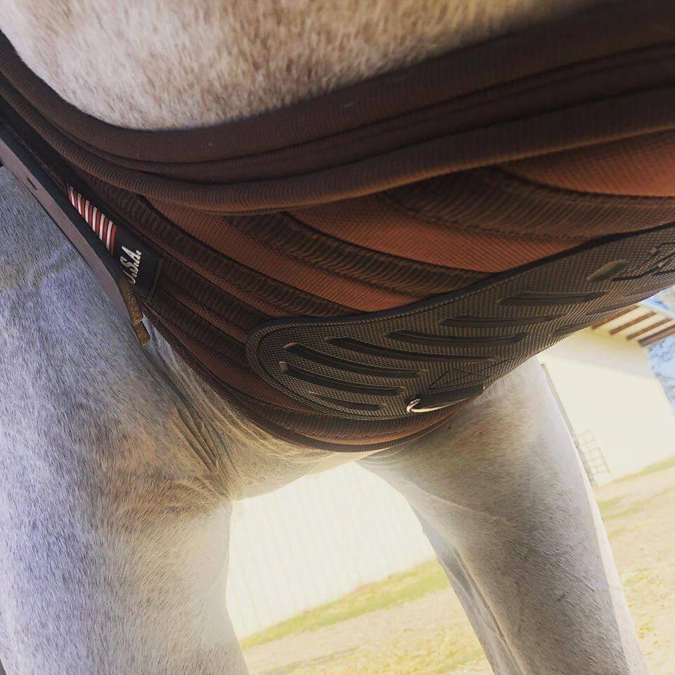 Majyk Equipe Ergonomics 'Superhorse' Monoflap Girth with neoprene - free liner - Majyk Equipe - Equiluxe Tack