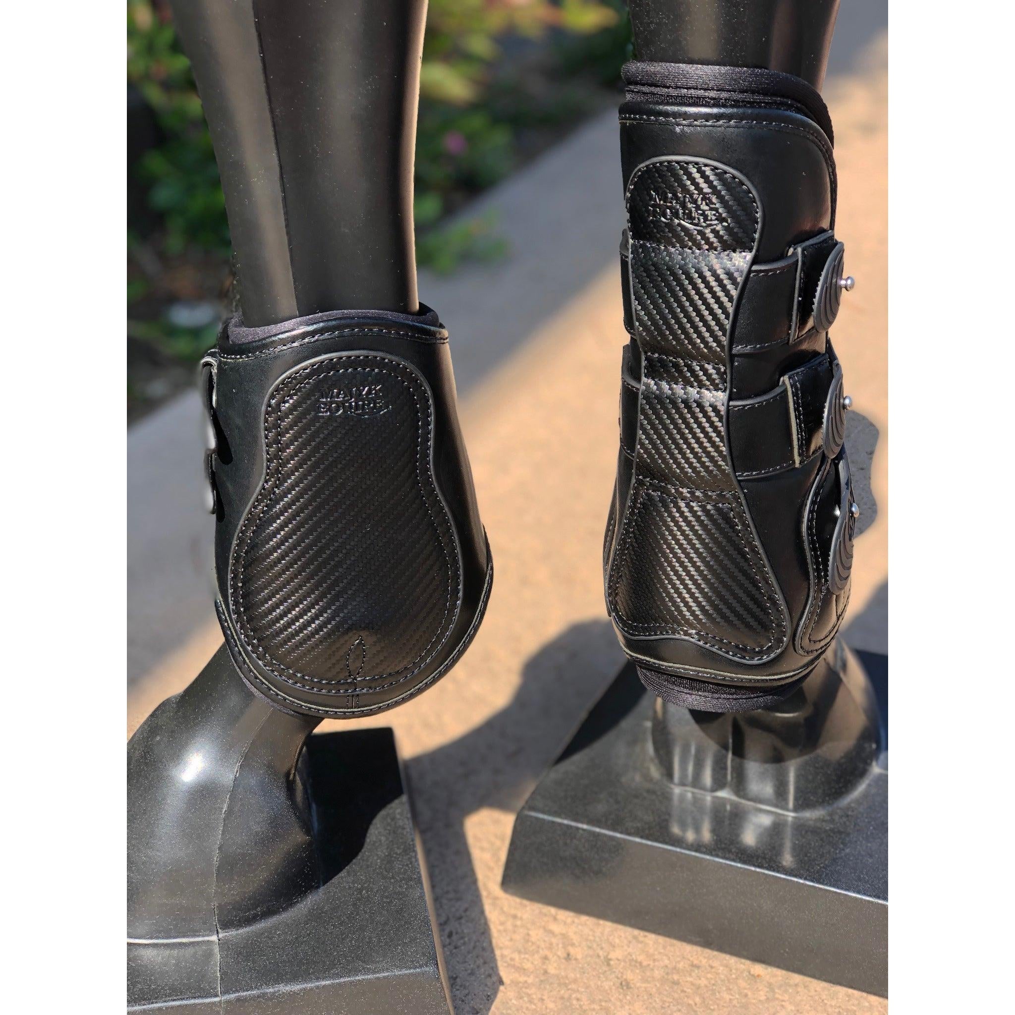 Majyk Equipe Estrella' Carbon Leather Tendon Boots - Majyk Equipe - Equiluxe Tack