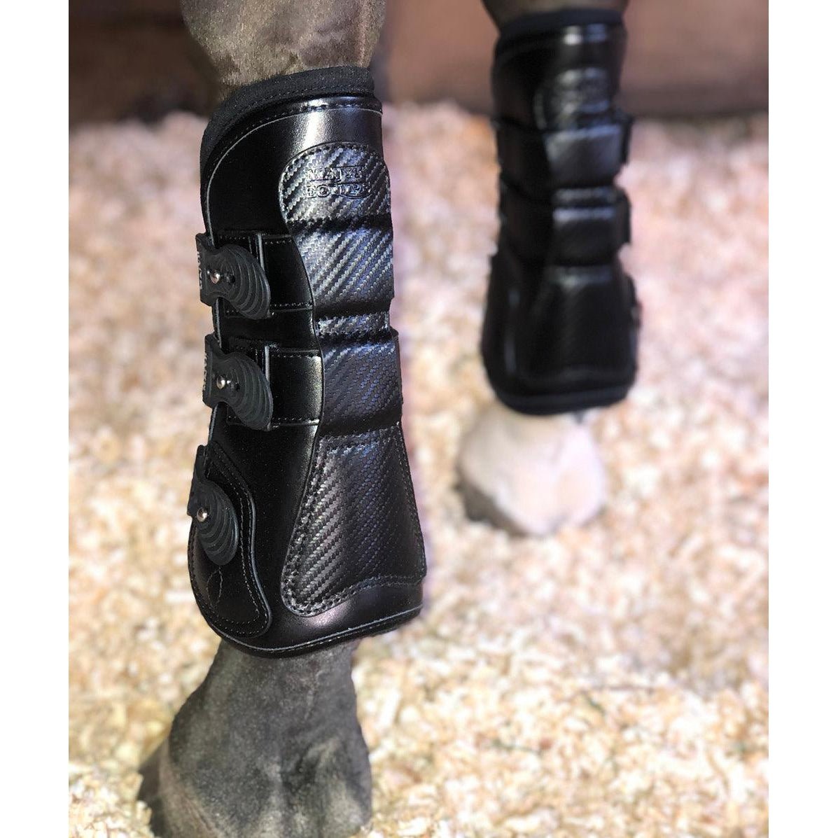 Majyk Equipe Estrella' Carbon Leather Tendon Boots - Majyk Equipe - Equiluxe Tack