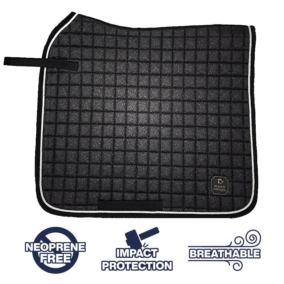 Majyk Equipe Estrella Sparkle Luxury Dressage Saddle Pad - Majyk Equipe - Equiluxe Tack