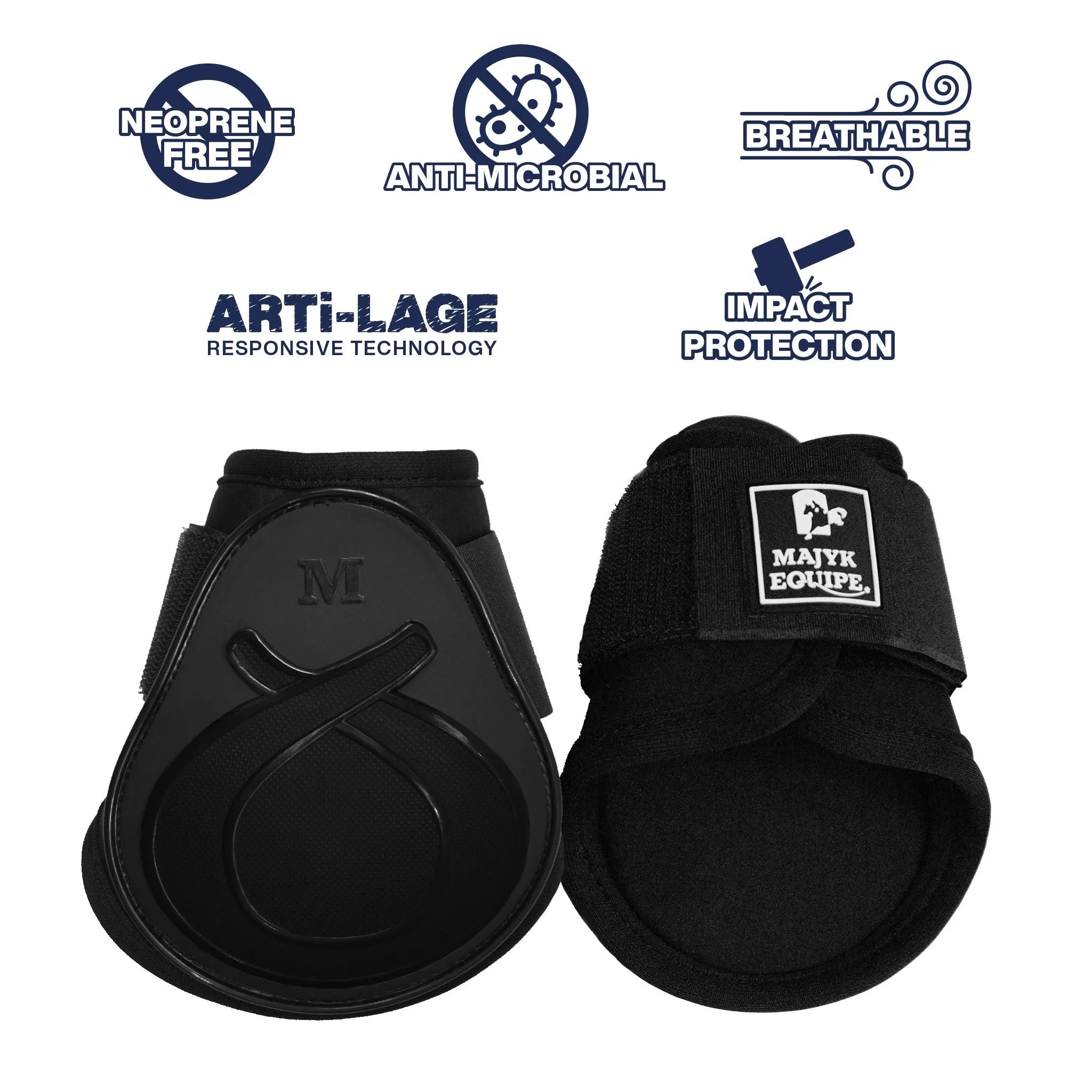 Majyk Equipe Infinity Fetlock Boots with ARTi - LAGE Technology (FEI Young Horse Compliant) - Majyk Equipe - Equiluxe Tack