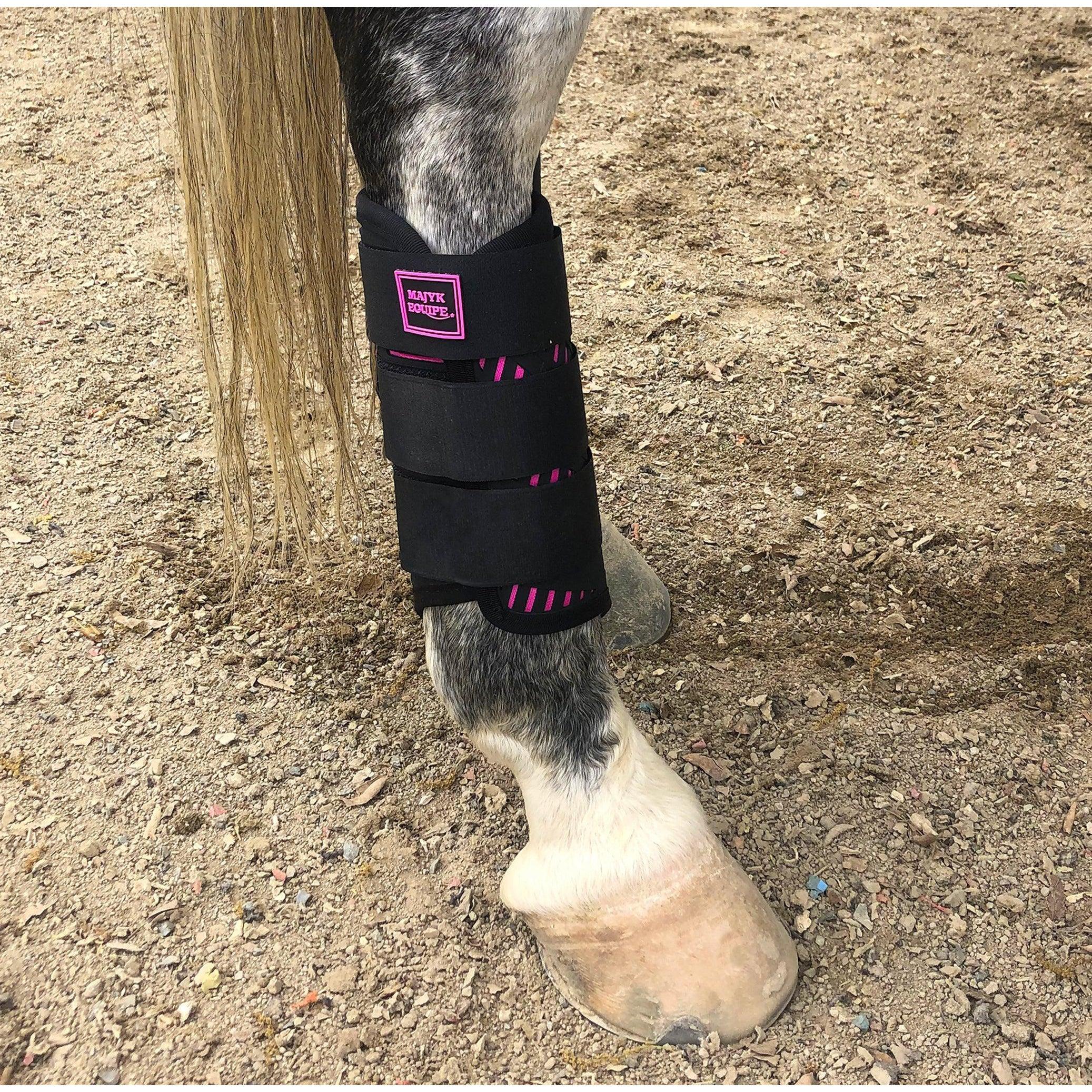 Majyk Equipe Limited Edition Hot Pink Special XC Elite Boot Set (Fronts and Hinds) - Equiluxe Tack