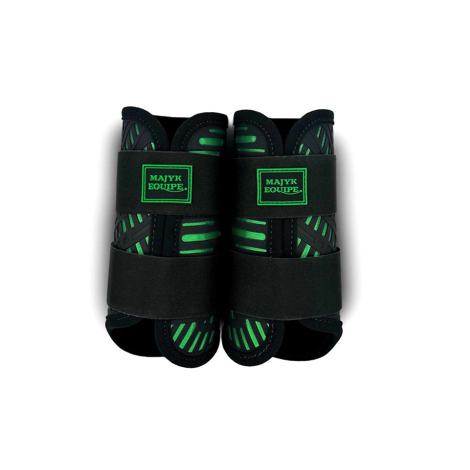 MAJYK EQUIPE® Limited Edition! XC Elite Front and Hind Set in Kelly Green - Majyk Equipe - Equiluxe Tack