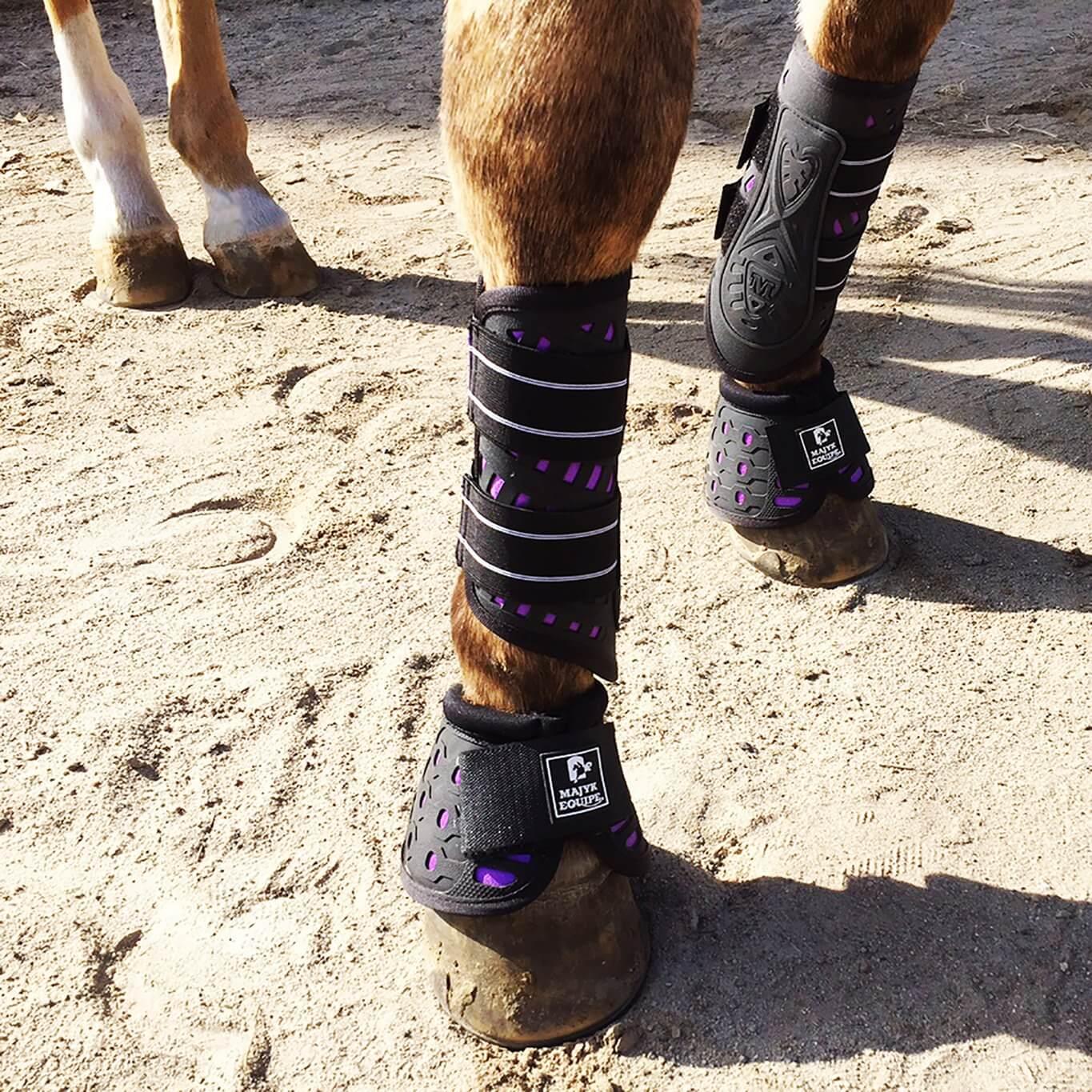 Majyk Equipe Over Reach No Turn Notch Boot with Impact Protection - Majyk Equipe - Equiluxe Tack