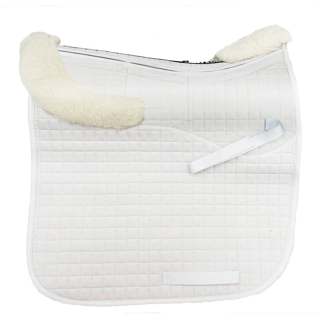 Majyk Equipe Shimmable Dressage Pad with Sheepskin - Majyk Equipe - Equiluxe Tack