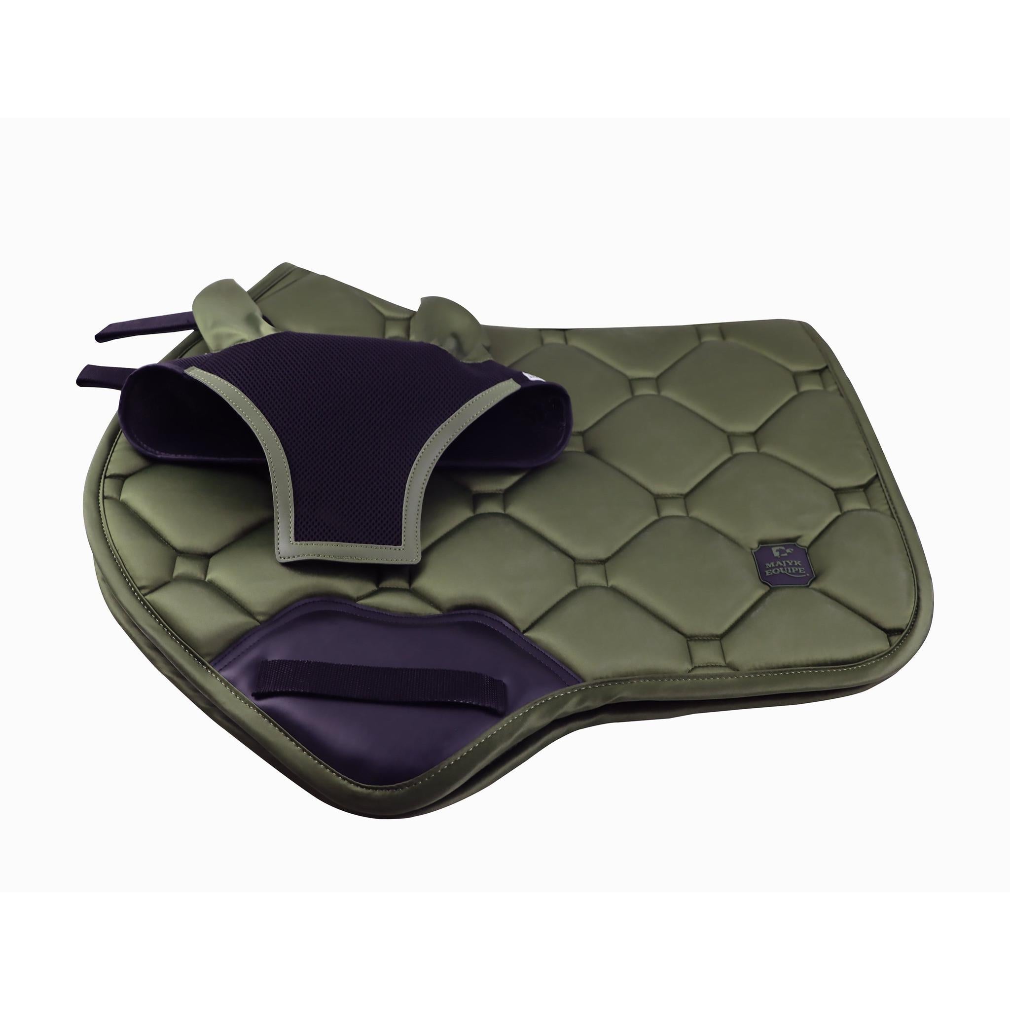 MAJYK EQUIPE® Silk Touch Saddle Pad and Matching Bonnet (Combination Special Price Bundle) - Majyk Equipe - Equiluxe Tack