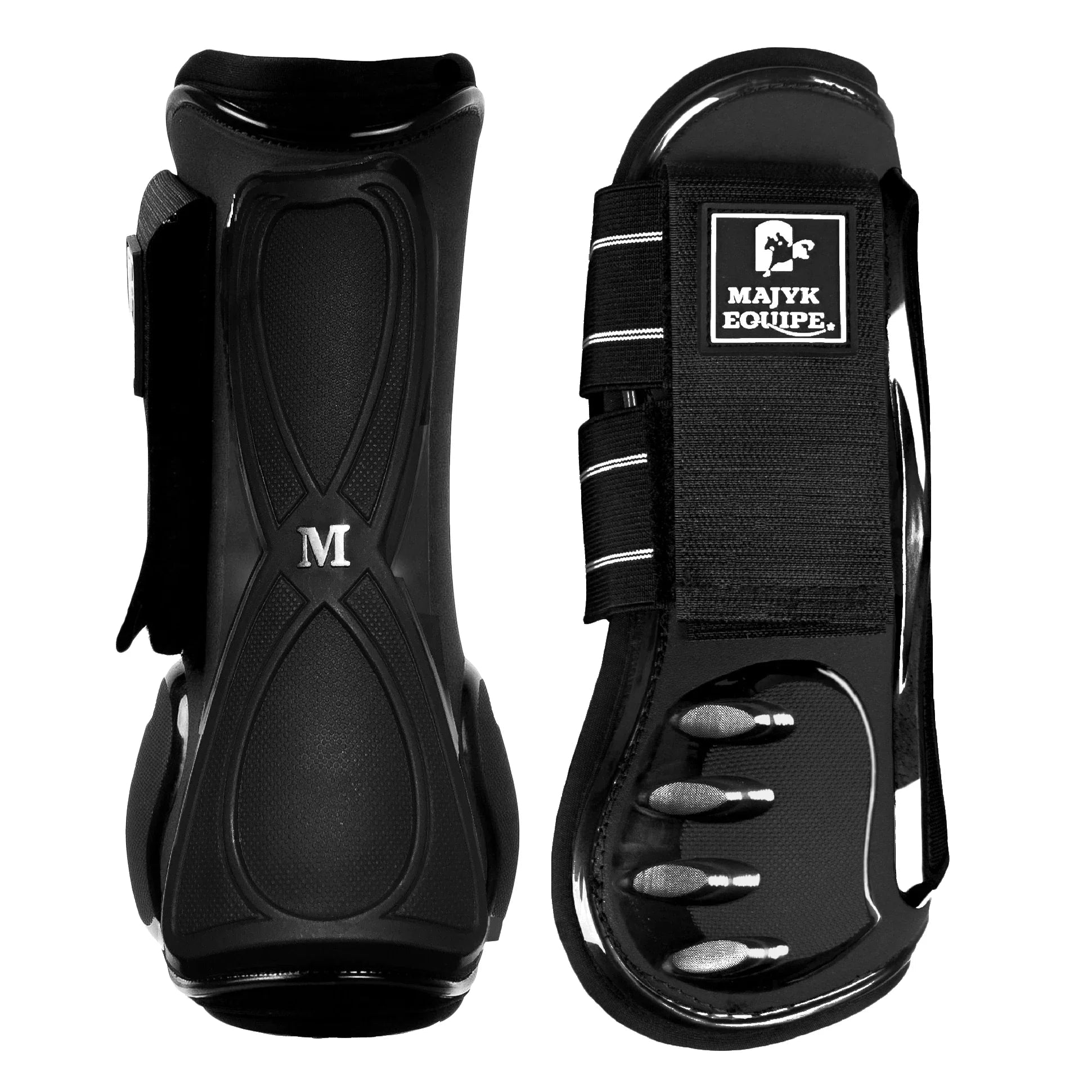 Majyk Equipe Vented Infinity Open Front Jump Boot Black - Majyk Equipe - Equiluxe Tack