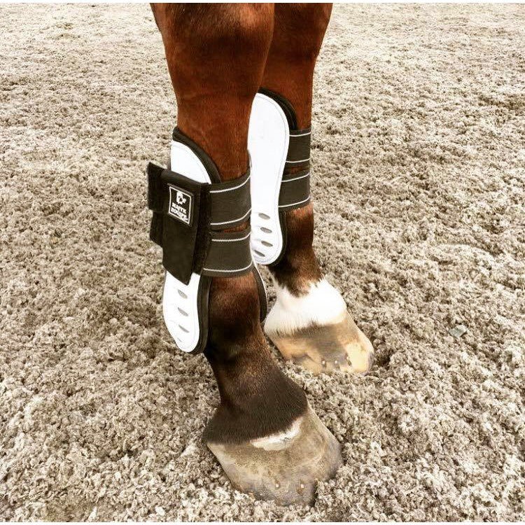 Majyk Equipe Vented Infinity Open Front Jump Boot Color: White - Majyk Equipe - Equiluxe Tack