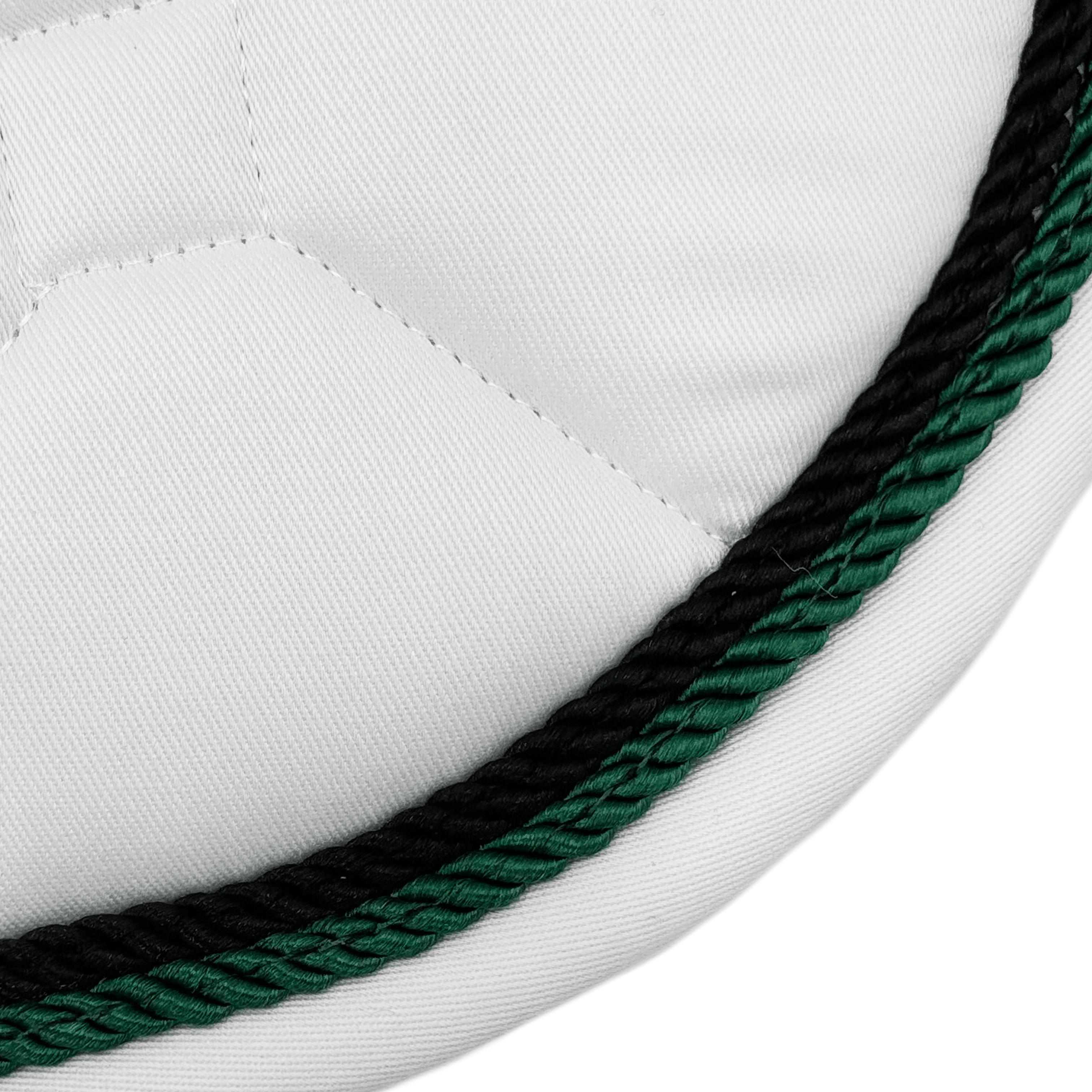 Majyk Equipe White Classica Cotton Euro Saddle pad - Majyk Equipe - Equiluxe Tack