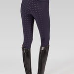 Makebe Italy Ladies Full Seat Silicone Petra Breeches - Grey, 42 - Makebe Italy - Equiluxe Tack