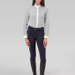 Makebe Italy Ladies Full Seat Silicone Petra Breeches - Grey, 42 - Makebe Italy - Equiluxe Tack