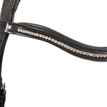 Makebe Italy Padded Wide Noseband Leather Dressage Bridle - Full - Makebe Italy - Equiluxe Tack