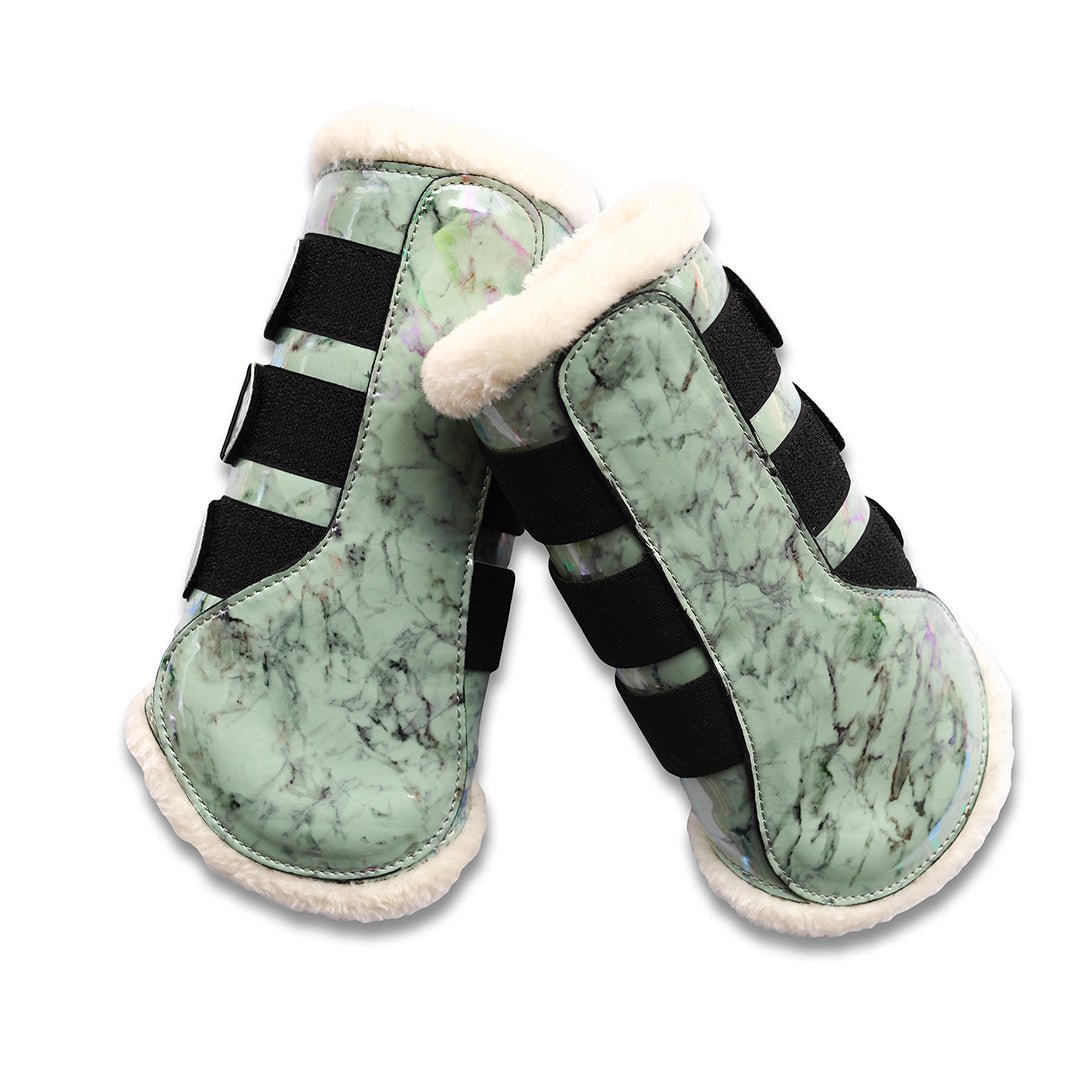 Marble Mint Brushing Boots - Equestroom - Equiluxe Tack