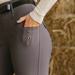 Marc Breeches - Grey - Equipad Equestrian - Equiluxe Tack