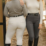 Marc Breeches - Grey - Equipad Equestrian - Equiluxe Tack