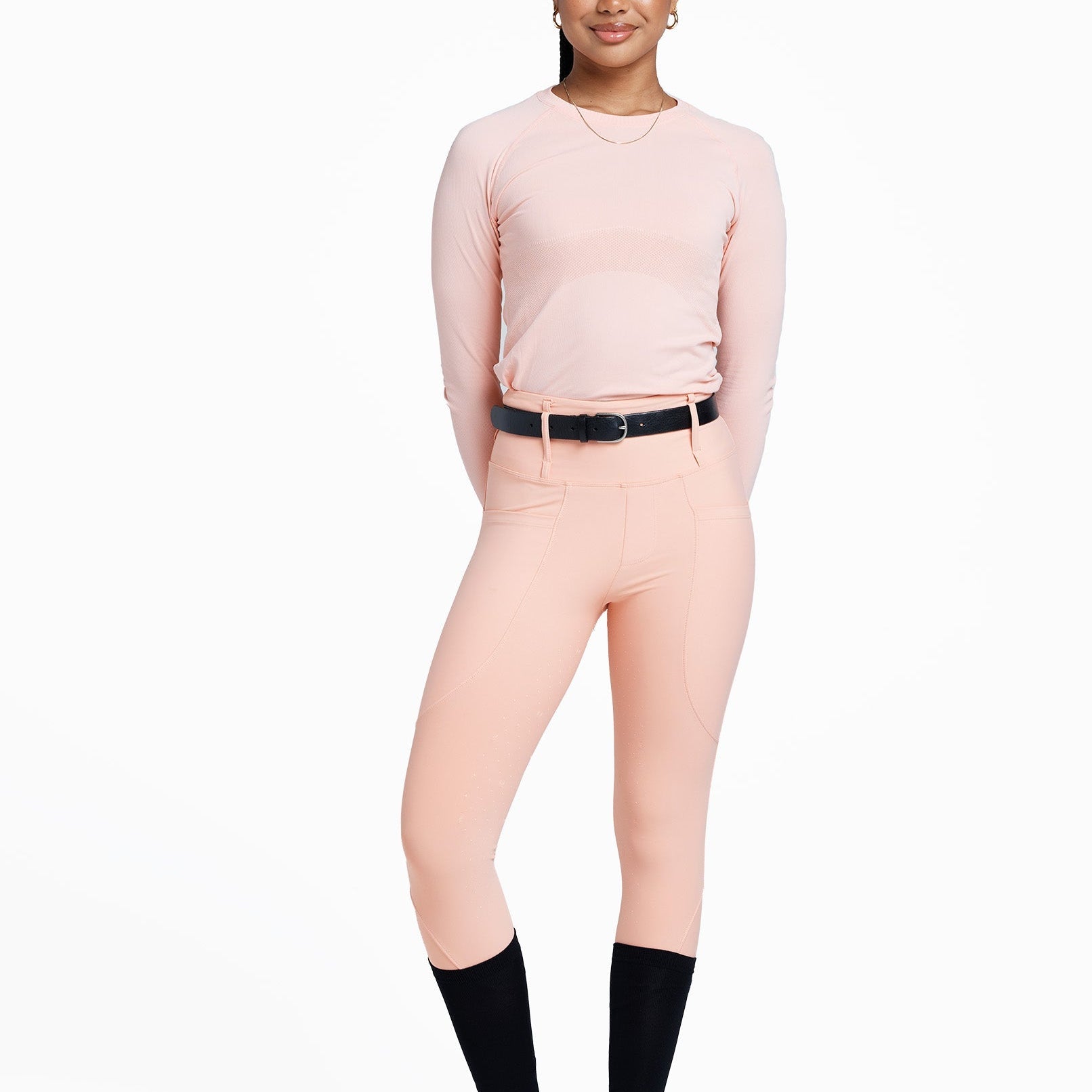 Marc Breeches - Peach Pink - Equipad Equestrian - Equiluxe Tack