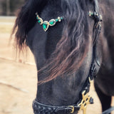 Masego Fairy Queen Italian Leather Browband - MASEGO horsewear - Equiluxe Tack