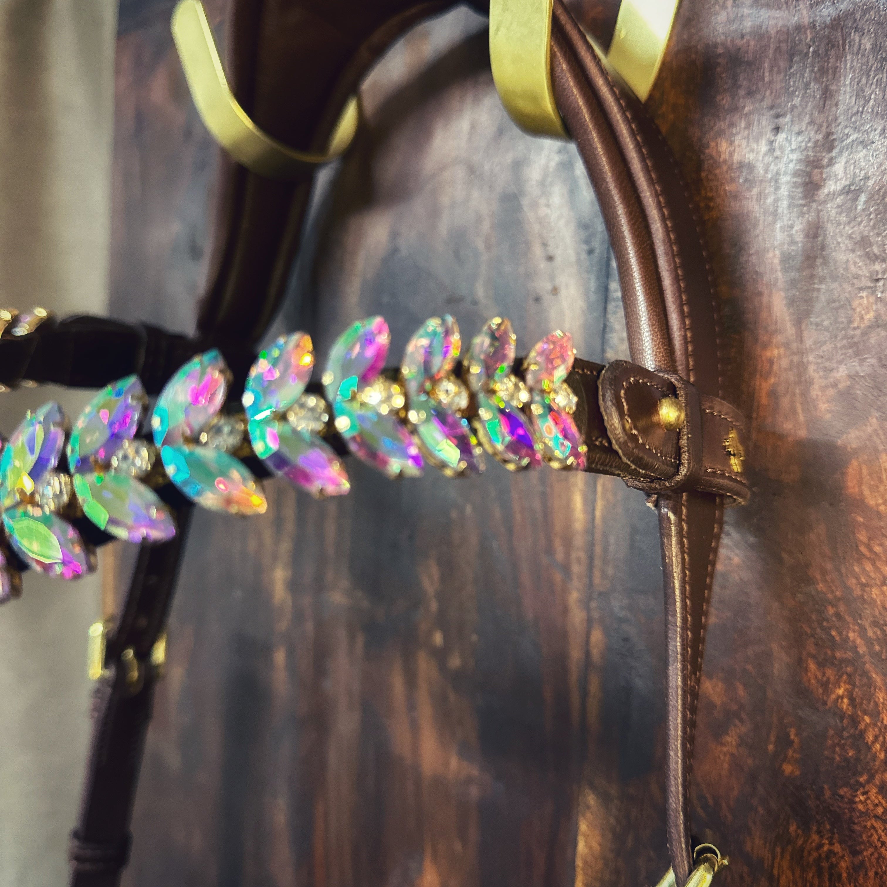 Masego Horsewear Frosty Jade Crystal Browband - MASEGO horsewear - Equiluxe Tack