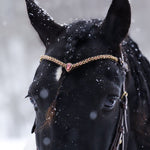 Masego Horsewear Golden Burgundy Browband - MASEGO horsewear - Equiluxe Tack